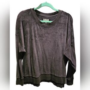 Secret Treasures Black Long Sleeve Sweatshirt, XL